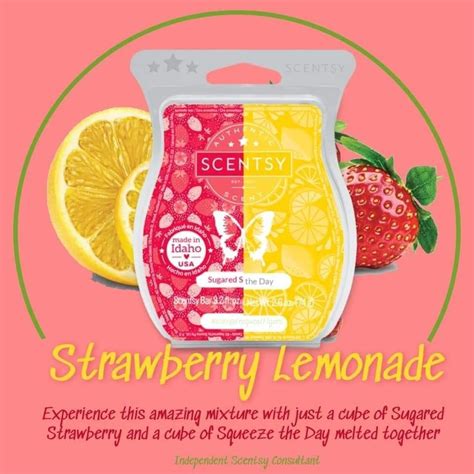 Mix Sugared Strawberry And Squeeze The Day In 2021 Scentsy Scentsy