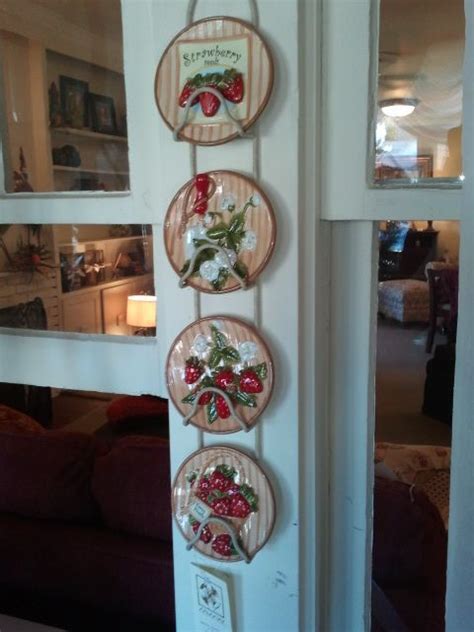 For the kitchen, she designed the layout, helped choose our granite countertops, flooring, and cabinets. Strawberry Mini Plates | Strawberry decorations ...