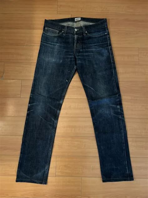 NAKED AND FAMOUS Weird Guy Deep Indigo Selvedge Jeans 55 00 PicClick