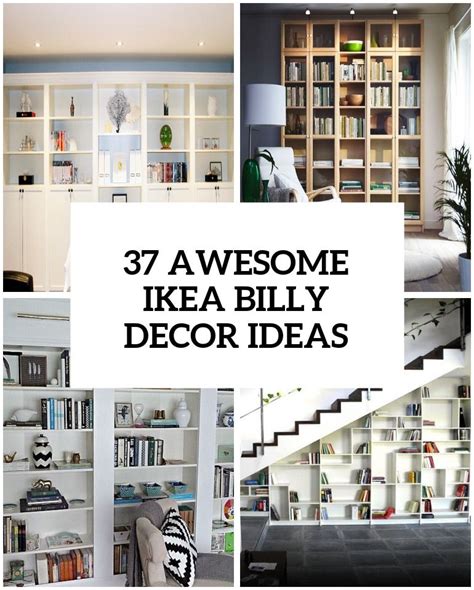 37 Awesome Ikea Billy Bookcases Ideas For Your Home Ikea Furniture