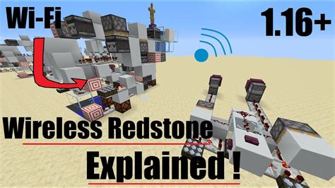 Wireless Redstone Explained Minecraft Survival Youtube