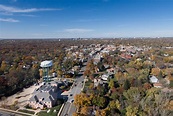 Looking down on Main St and downtown Downers Grove, IL. | Downers grove ...