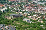 Luftbild Freiburg im Breisgau - Gebäude der Stadtverwaltung - Rathaus ...