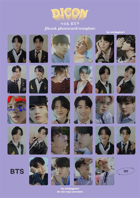 Dicon Bts 101 Photocards Top 220 Hình đẹp Nhất