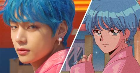 If Bts Starred In A 90s Anime This Is What They Would Look Like Koreaboo