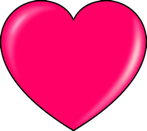 Heart PNG Images Outline Emoji Pink And Red Heart Clipart Pictures