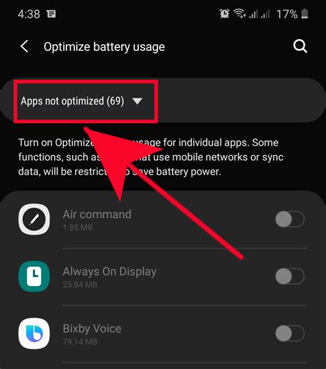 How To Optimize Battery Usage On Samsung Android 10 The Droid Guy