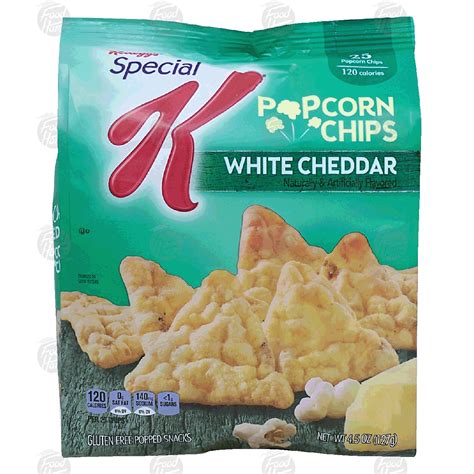 Kelloggs Special K Popcorn Chips White Cheddar Gluten Free 45oz