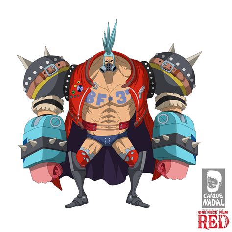 One Piece Film Red Character Sketch Franky Character Sketch Character
