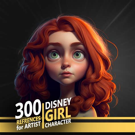 Artstation 300 Disney Girl Character