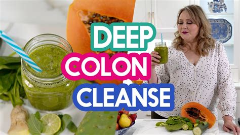 Natural Colon Cleanse And Constipation Remedie Drink With An Empty