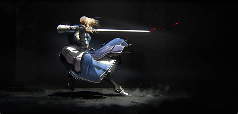 Fate Stay Night Saber Digital Wallpaper Anime Anime Girls Fate Series