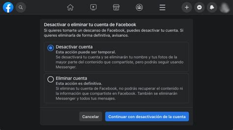 ¿cómo Desactivar La Cuenta De Facebook El Comercio