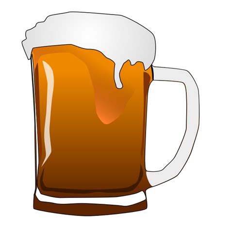 Vector Image Of Beer Mug Free SVG