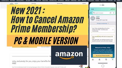 New 2021 How To Cancel Amazon Prime Membership Pc And Mobile Version