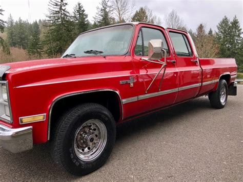 1984 Chevrolet Scottsdale C20 Crew Cab For Sale Chevrolet Ck Pickup