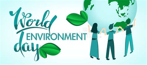World Environment Day Banner On The Theme Of Ecology And Caring For