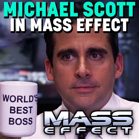 Michael Scott In Mass Effect Michael Scott In Mass Effect Is So Funny
