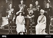 Familia Real del Rey Jorge V de Inglaterra Fotografía de stock - Alamy