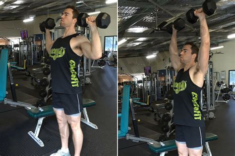 How To Standing Dumbbell Shoulder Press Ignore Limits