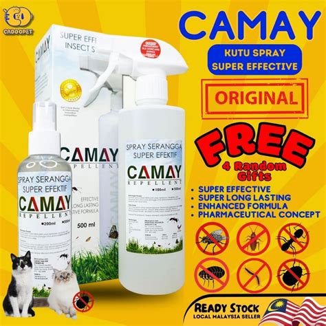 CAMAY SPRAY REPELLENT SEMUT PEPIJAT LIPAS LIPAN LALAT SERANGGA