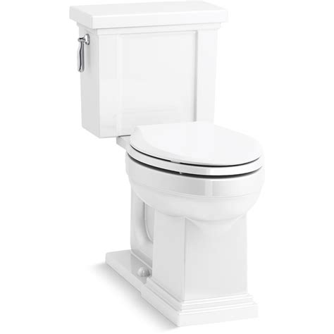 Kohler Tresham White Elongated Comfort Height 2 Piece Toilet 12 In