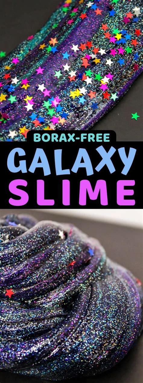 Galaxy Slime Galaxy Slime Diy Slime Recipe Diy Slime