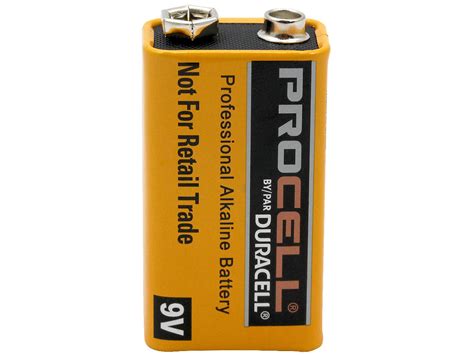 Since an alkaline cell became the first common battery, it became a standard. Duracell Procell-9 Volt - Battery Warehouse