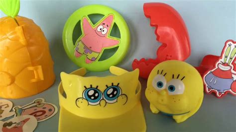 2016 spongebob squarepants sonic drive in free toys review youtube