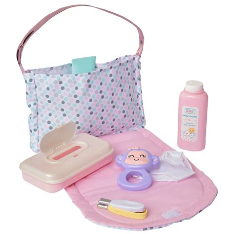Perfectly Cute Just Like Mommy 7pc Diaper Bag Baby Doll Diaper Bag