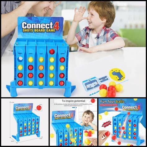 Connect 4 Set Board Game Board Games Shots Games Games