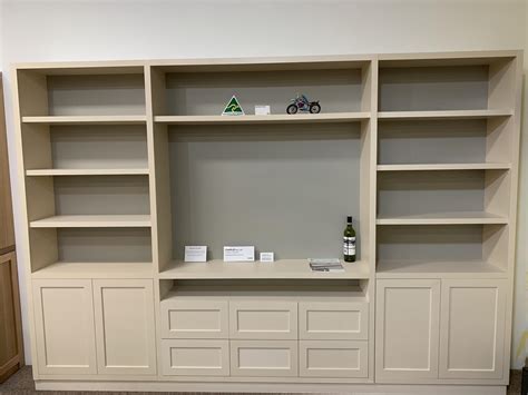 Painted Mdf Wall Unit Bookcase Australian Made Ausfurniture