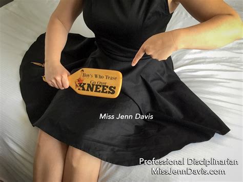 Professional Disciplinarianmiss Jenn Davis Having A Rough Day Spanking Therapy To Cheer Up