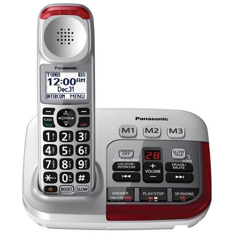 Panasonic Kx Tgm450s Amplified Cordless Phone With Answering Machine