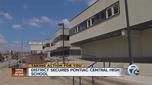 District secures Pontiac Central High School - YouTube
