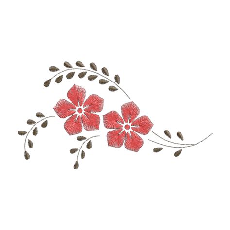 Galhos Flores | Flores de bordados, Estêncil de flor, Padrões de bordados à mão