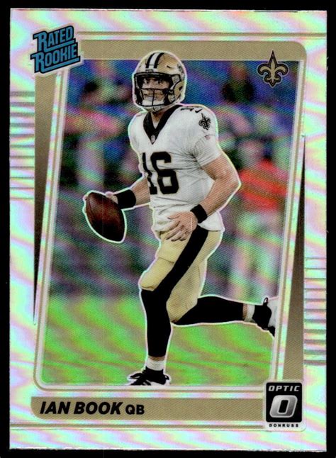 2021 Donruss Optic Ian Book Rated Rookie Silver Prizm Holo Saints Rc Ebay