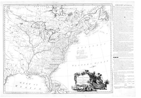 1783 Map Of North America English