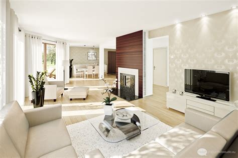 Wonderful White Living Room Interior Ideas Wonderful