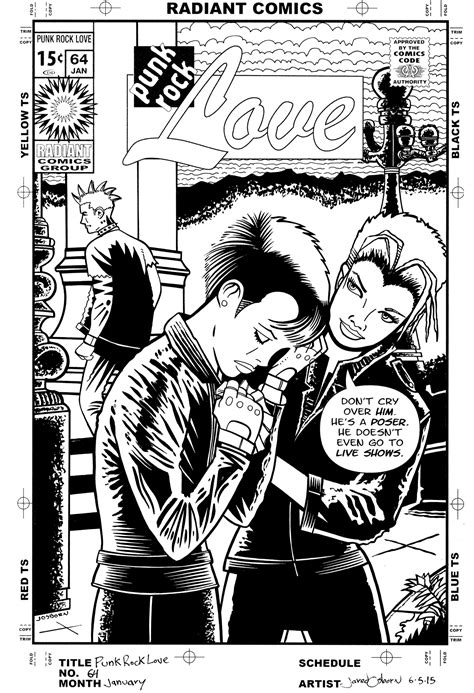 Art Writing Punk Rock Love Stories Radiant Comics