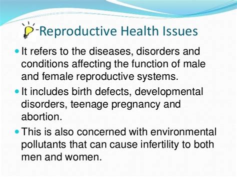 Reproductive Health Issues In The 21st Century