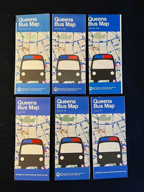 Lot Of Mta Queens Bus Maps Dec Apr Sep Dec Mar