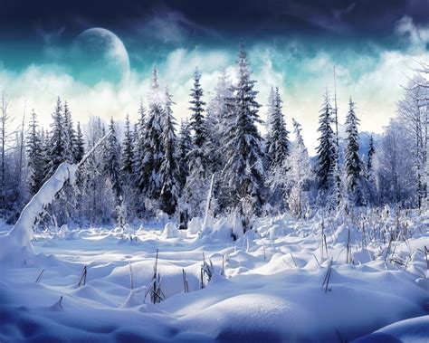 73 Winter Wonderland Desktop Wallpaper Wallpapersafari