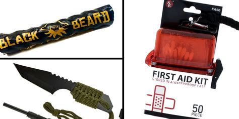 Hunting Knife First Aid Kit Fire Starter