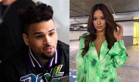 Chris Brown And Ammika Harris Rekindles Their Love Over A Slice Of
