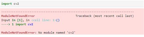 How To Fix Modulenotfounderror No Module Named Cv2 In Python