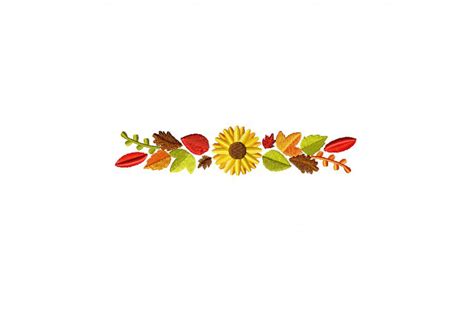 Featuring over 42,000,000 stock photos, vector clip art images. Autumn Leaves Border Machine Embroidery Design - Blasto Stitch
