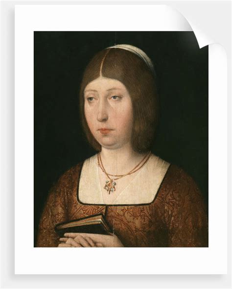 Portrait Of Isabella The Catholic Queen Of Castile C1490 Posters