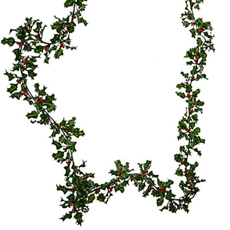 Luxury Holly Christmas Garland Faux Christmas Garland Shelf Edge Uk