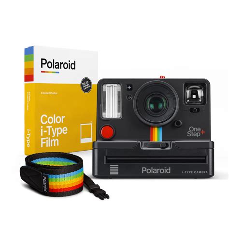 Polaroid Onestep Plus Instant Camera With Camera Strap And Film